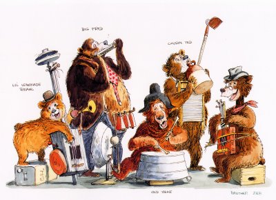  Country Bear Jamboree Concept art Marc Davis