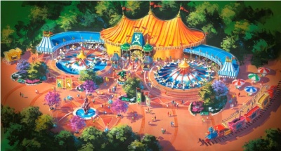  storybook circus concept art